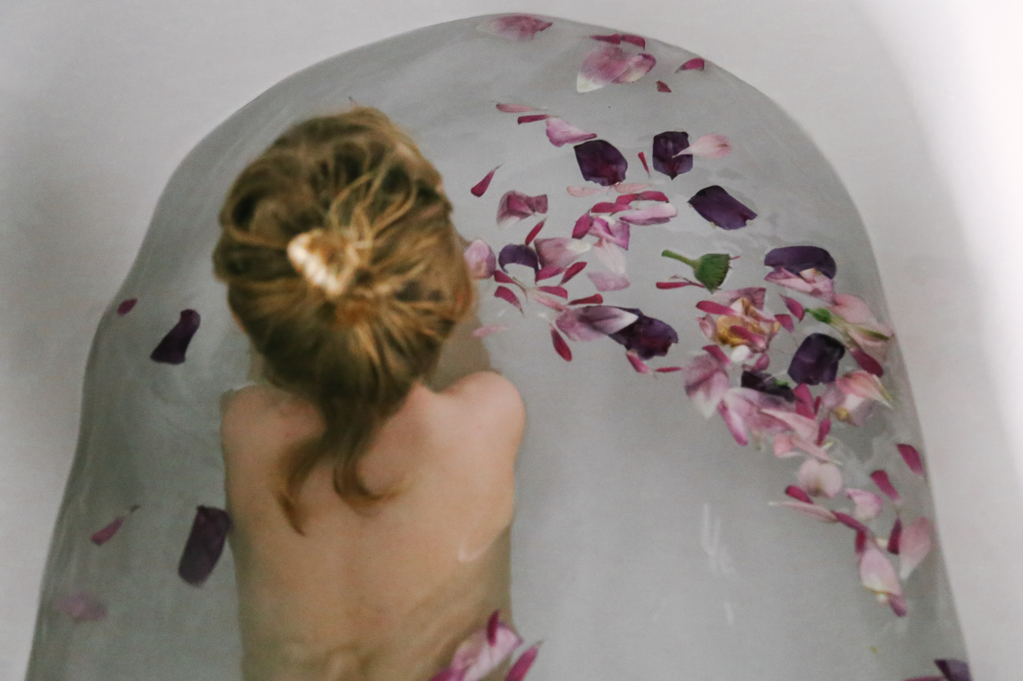 flower bath, milk bath, childhoodunplugged